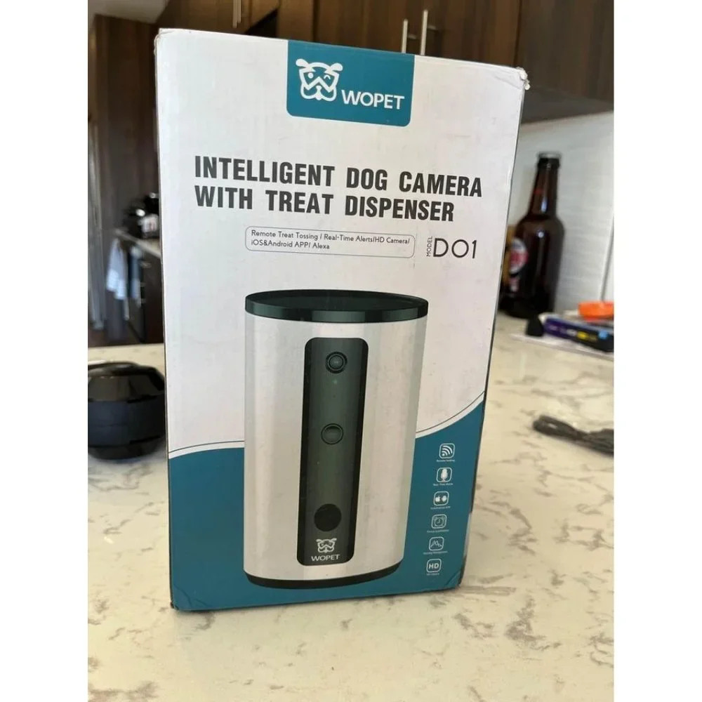 Wopet Dog Camera With Treat Dispenser *Brand New*